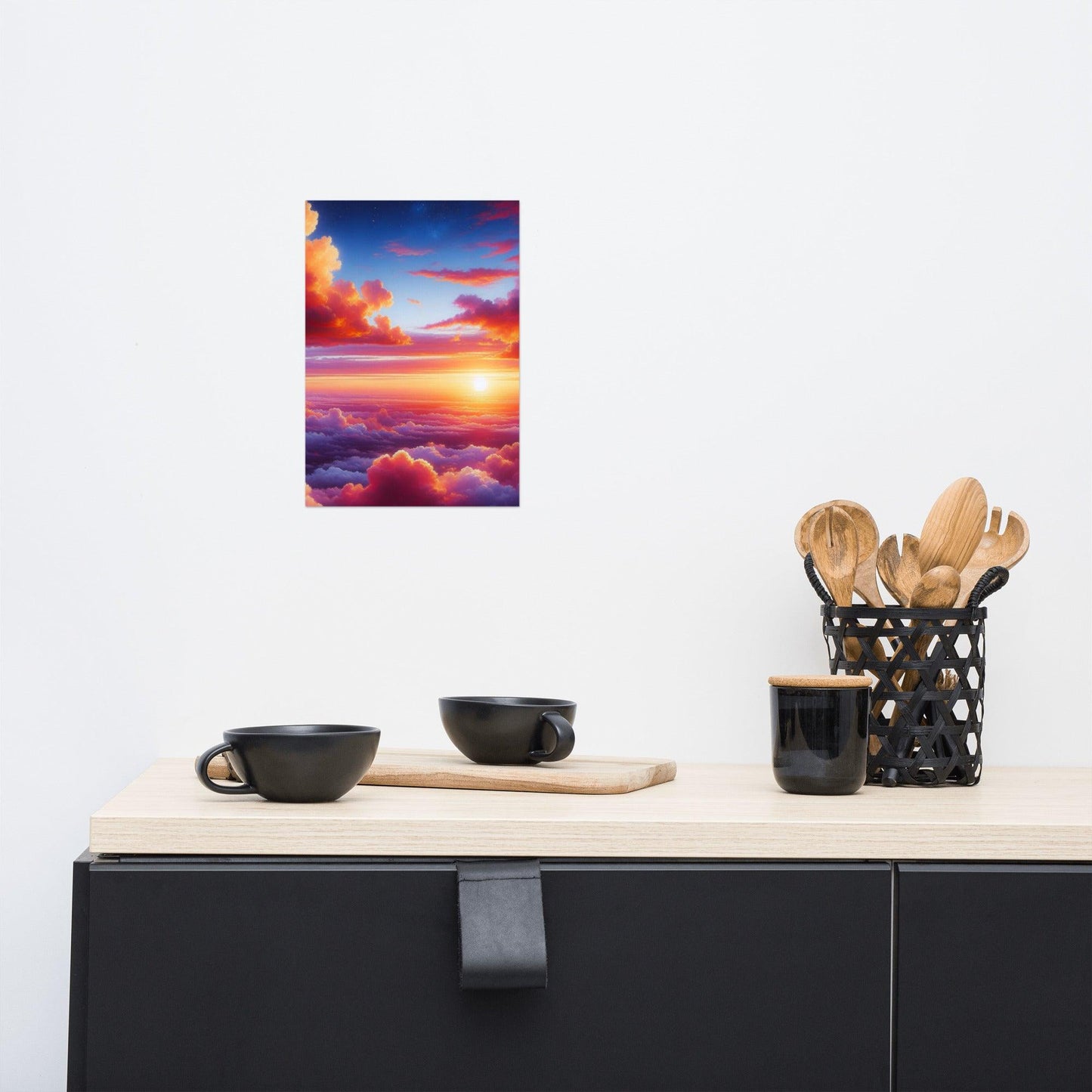 Pink cloud- dreamy sky exclusive art print poster for home and office decor at Impressions Art collection.