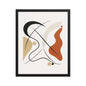 Framed Abstract Wall Art- Bold Wall Art for Interior design by Impressions Art available in size A3 for home and office decor. 