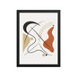 Framed Abstract Wall Art- Bold Wall Art for Interior design by Impressions Art available in size A4.