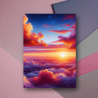 Pink cloud- Dreamy sky wall art print by Impressions Art. 