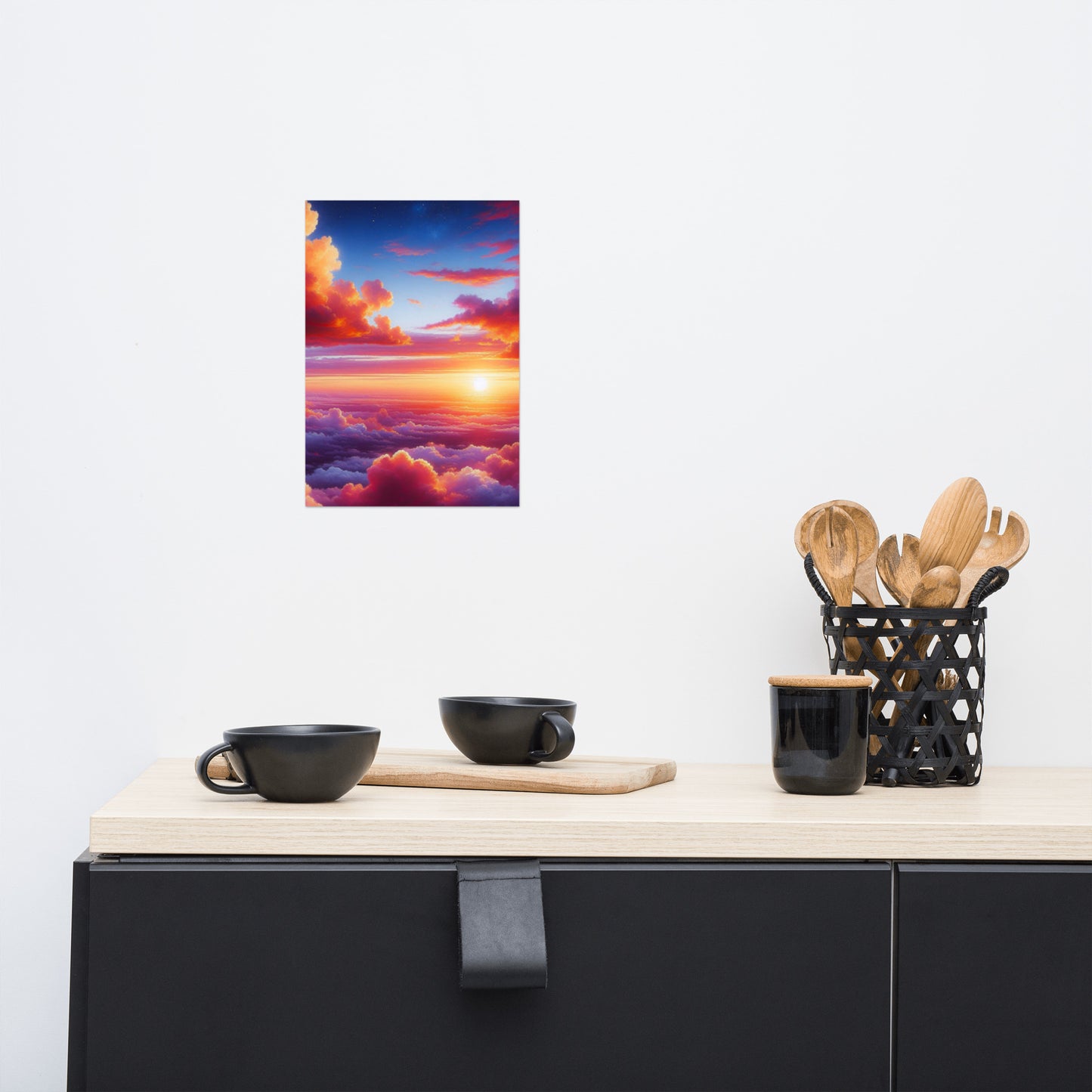 Pink cloud- dreamy sky exclusive art print poster for home and office decor at Impressions Art collection.