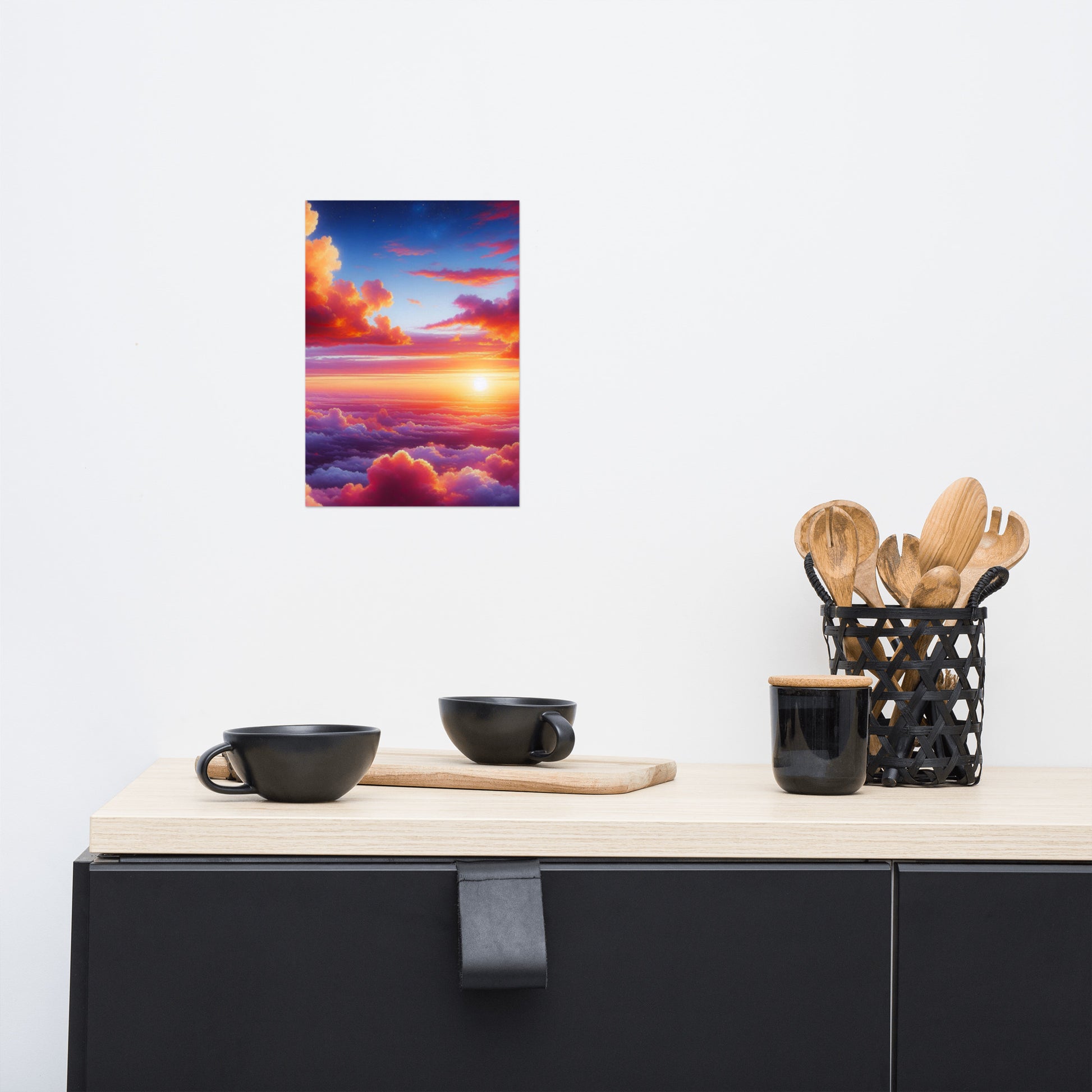 Pink cloud- dreamy sky exclusive art print poster for home and office decor at Impressions Art collection.