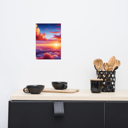 Pink cloud- dreamy sky exclusive art print poster for home and office decor at Impressions Art collection.