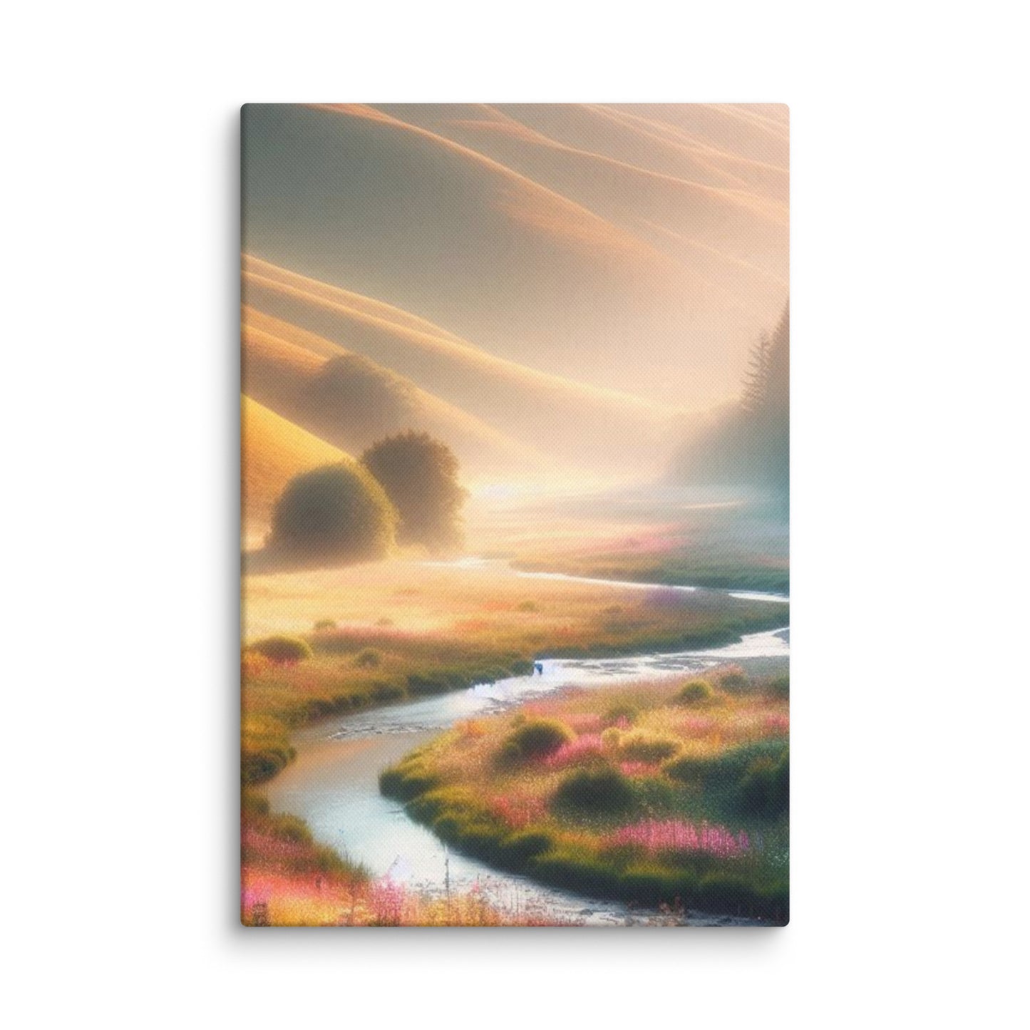 Whispering Meadows-Vibrant Landscape Inspired Canvas Wall Art | Impressions Art
