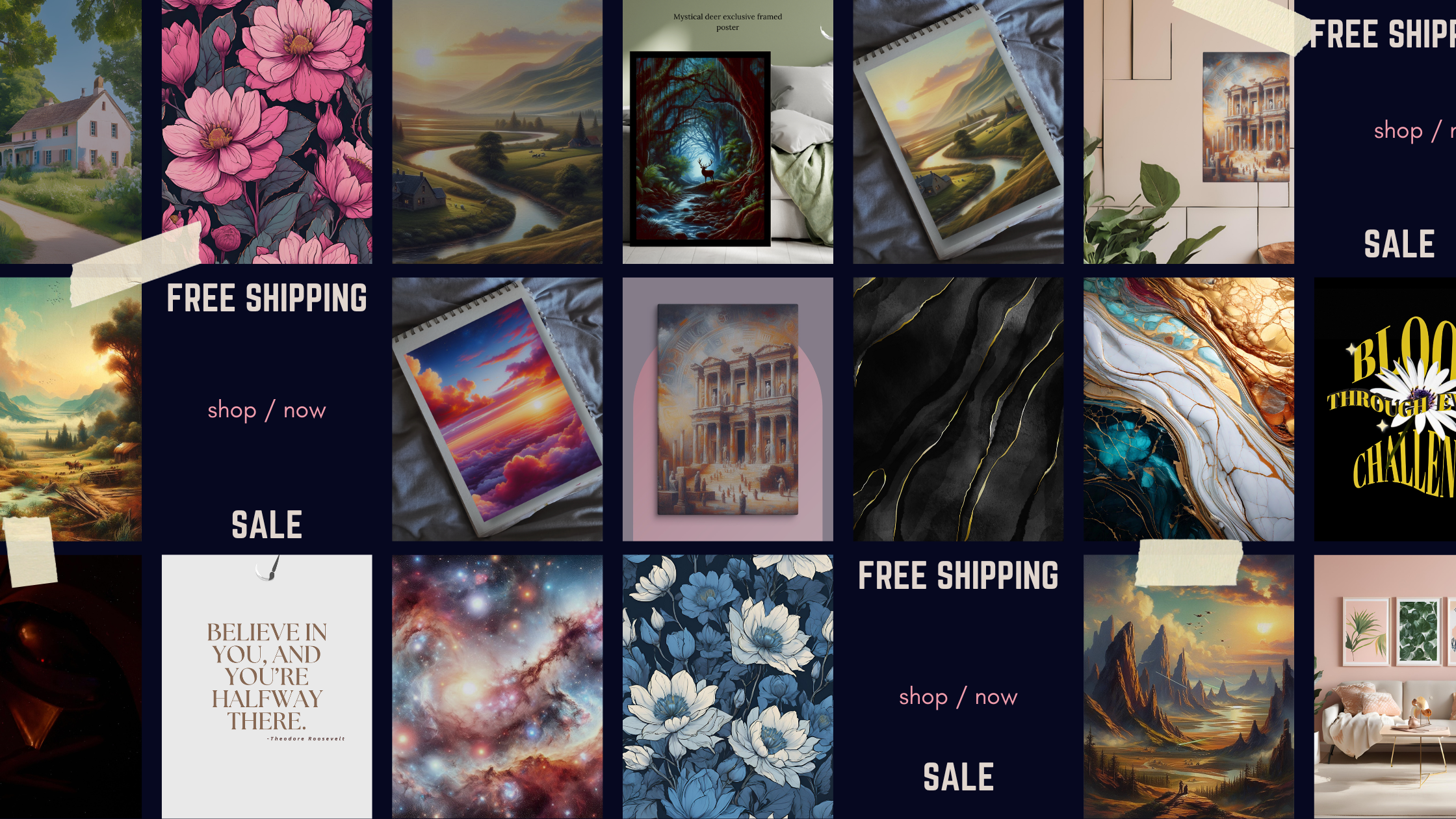 Order wall art from Impressions Art today, and enjoy Free Shipping on all orders to elevate your home and office walls with modern and creative poster designs. 