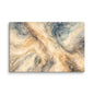Modern abstract art with cream, beige and grey swirling marble pattern on thick canvas for contemporary UK home decor.