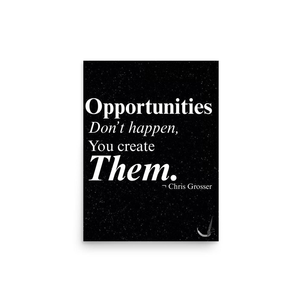 Motivational Wall Art Poster-Modern Inspirational Quote Poster by Impressions Art. Available in size A3  for minimalist home and office decor.