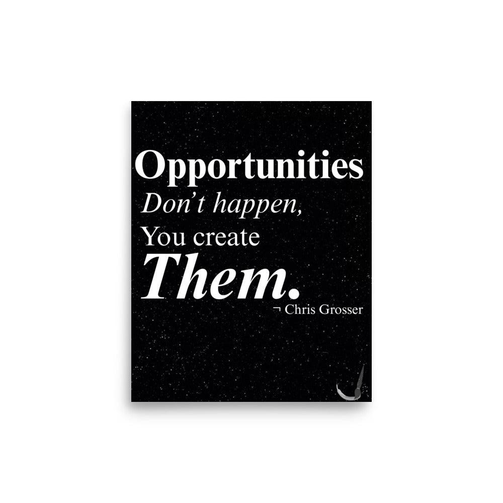 Motivational Wall Art Poster-Modern Inspirational Quote Poster by Impressions Art. Available in size A4  for minimalist home and office decor.